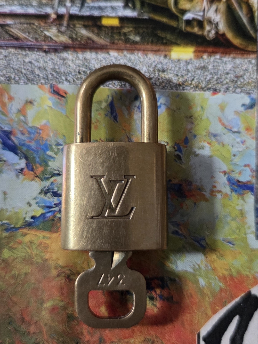Louis Vuitton "347" Lock & Key